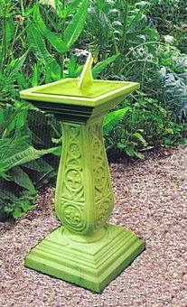Regency dial on a Venetian pedestal